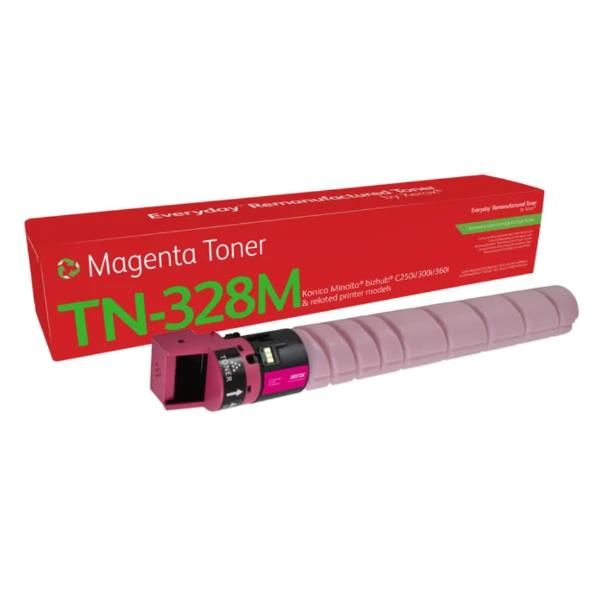 Toner rigenerato Everyday™ di Xerox Magenta compatibile con Konica Minolta AAV8350 [AAV8350], Capacità standard (EVERYDAY REMANUFACT. TONER REPL - KONICA M TN-328M MAGENTA AAV8350)