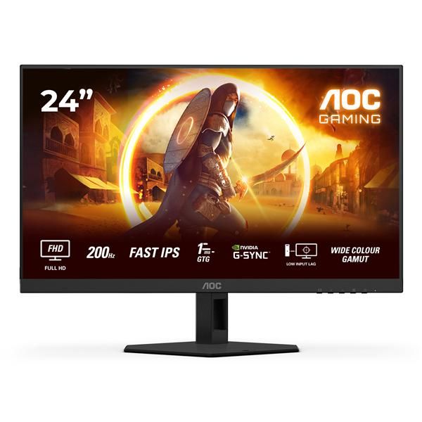 AOC G4 24G4HRE Monitor PC 60,5 cm [23.8] 1920 x 1080 Pixel Full HD LED Nero, Rosso (AOC G4 24G4HRE computersk?rm 60,5 cm [)