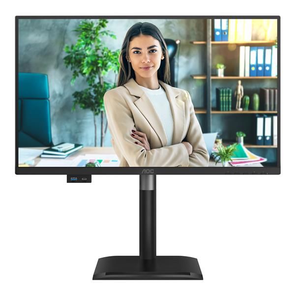 AOC 24P4U Monitor PC 60,5 cm [23.8] 1920 x 1080 Pixel Full HD Nero (AOC 24P4U - Monitor a LED - 24 - 1920 x 1080 Full HD [1080p] @ 120 Hz - IPS - 1500:1 - 4 ms - HDMI, DisplayPort - altoparlanti - ne