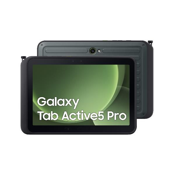 Samsung Galaxy Tab Active5 Pro SM-X356B 5G Snapdragon LTE 128 GB 25,6 cm [10.1] 6 GB Wi-Fi 6E [802.11ax] Android 15 Verde (SAMSUNG TAB ACTIVE 5 PRO 5G X356 GREEN 6/128GB ENTERPRISE EDITION)