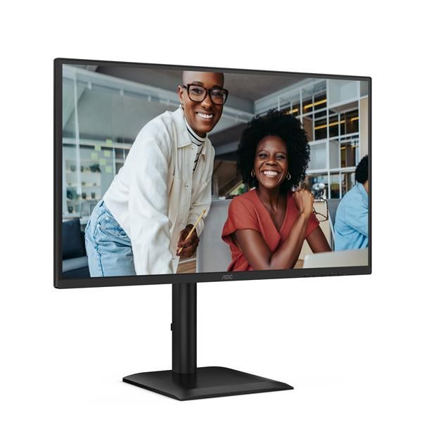 AOC 27E4CV Monitor PC 68,6 cm [27] 1920 x 1080 Pixel Full HD LED Nero (AOC 27E4CV - Monitor a LED - 27 - 1920 x 1080 Full HD [1080p] @ 120 Hz - IPS - 300 cd/m? - 1500:1 - 4 ms - HDMI, DisplayPort, US