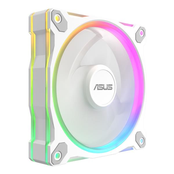 ASUS Prime MR120 Fan ARGB Reverse White 3in1 Case per computer Ventilatore 12 cm Bianco 3 pz (ASUS PRIME MR120 REVERSE FANS 3PK)