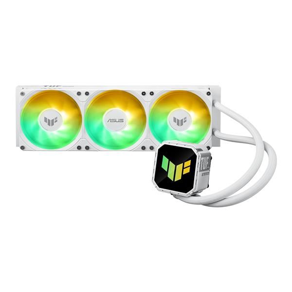 ASUS TUF Gaming LC III 360 ARGB White Edition Case per computer Raffreddatore di liquidi tutto in uno 12 cm Bianco (ASUS TUF GAMING LC III 360 COOLER)