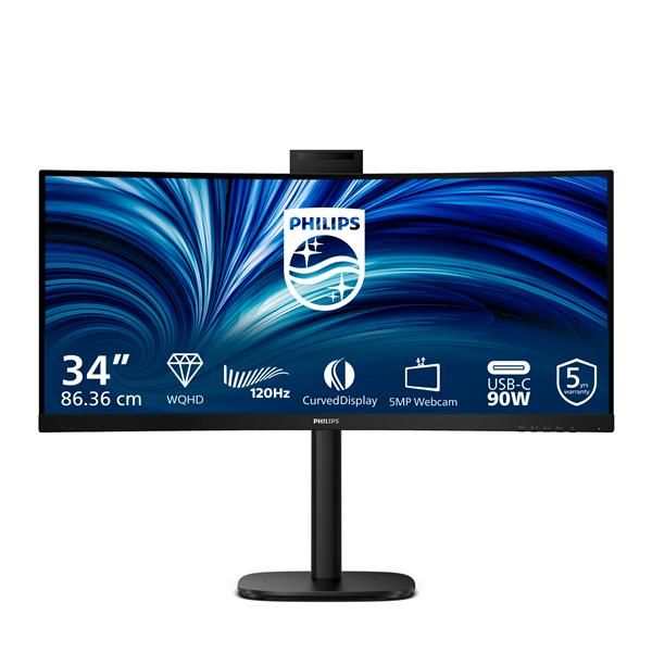 Philips Serie 3000 34B2U3600CH/00 Monitor PC 86,4 cm [34] 3440 x 1440 Pixel Wide Quad HD LCD Nero (34B2U3600CH 34IN 86.36CM VA - 3440X1440120HZ 4 MS 21.9 BLACK)