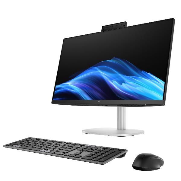 HP EliteStudio 8 G1i AI PC Wolf Pro Security Edition Intel Core Ultra 7 265 68,6 cm [27] 2560 x 1440 Pixel PC All-in-one 32 GB DDR5-SDRAM 1 TB SSD Windows 11 Pro Wi-Fi 7 [802.11be] Argento (HP EliteS