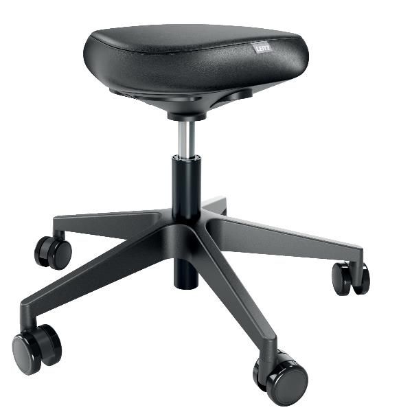 Leitz 65780095 sedia da ufficio e computer Seduta imbottita (Leitz Ergo Sitting Stool with Wheels and Comfort Seat)