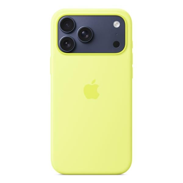 Apple Custodia MagSafe in silicone per iPhone 17 Pro Max - Giallo neon (IPHONE 17 PRO MAX SIL CASE MSAFE YEL)