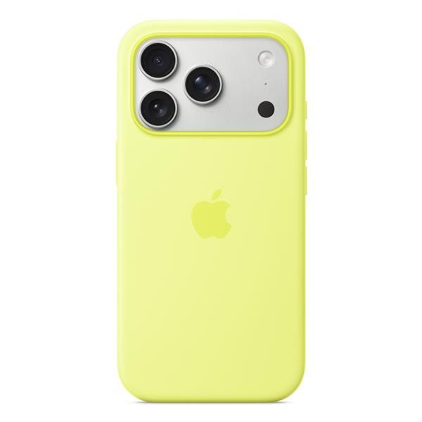 Apple Custodia MagSafe in silicone per iPhone 17 Pro - Giallo neon (IPHONE 17 PRO SIL CASE MSAFE ? YEL)