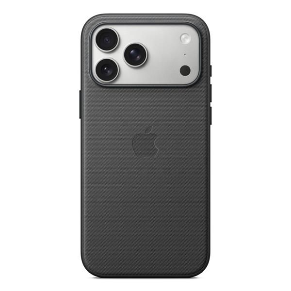 Apple Custodia MagSafe in tessuto TechWoven per iPhone 17 Pro Max - Nero (Apple - Back cover for mobile phone - MagSafe compatibility - TechWoven - black - for iPhone 17 Pro Max)