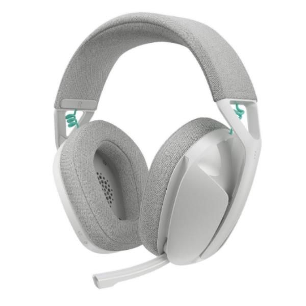 Logitech G G321 cuffia gaming wireless [Bianco] (Logitech G G321 - Cuffie con microfono - dimensione completa - Bluetooth / LIGHTSPEED - senza fili - USB-A tramite adattatore Bluetooth - bianco)