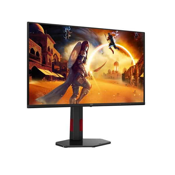 AOC G4 Q27G4SDR Monitor PC 67,3 cm [26.5] 2560 x 1440 Pixel Quad HD QD-OLED Nero, Rosso (AOC 26.5 QD-OLED MONITOR Q27G4SDR)