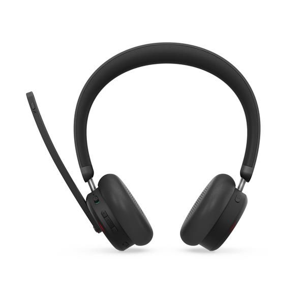 Lenovo 6550 Auricolare Wireless A Padiglione Ufficio USB tipo-C Bluetooth Nero (Lenovo 6550 - Headset - on-ear - Bluetooth - wireless - active noise cancelling - black - Certified for Microsoft Teams