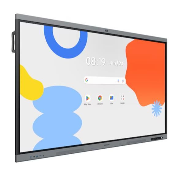 Samsung LH75WAFPLGC lavagna interattiva 190,5 cm [75] 3840 x 2160 Pixel Touch screen Nero, Grigio (E-BOARD WA75FX-P)