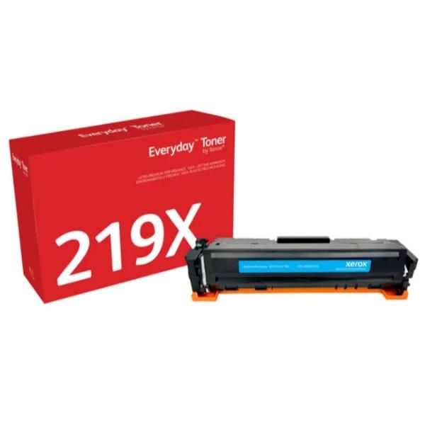 Toner Everyday™ di Xerox Ciano compatibile con HP 219X [W2191X], Alta capacità (EVERYDAY CYAN TONER REPLACES HP - 219X [W2191X] HIGH CAPACITY)