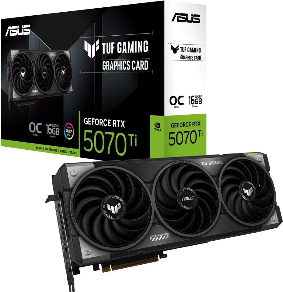 Asus Tuf Gaming Geforce Rtx 5070 Ti 16gb Oc Edition - Grafikkarte - Pcie 5.0 - Gddr7 (90yv0md0-M0na00)
