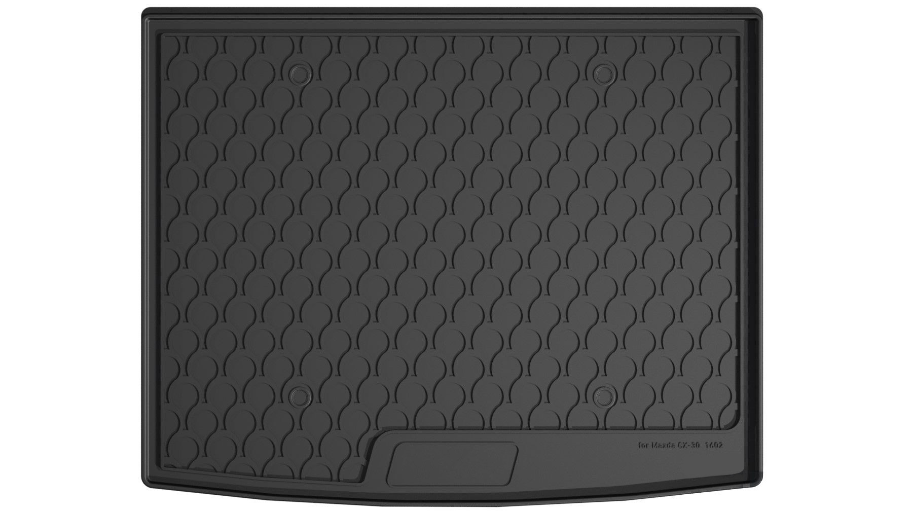 Vasca Baule Su Misura In Gomma Sintetica - Compatibile Per  Mazda CX-30 (09/19>) Baule Basso, No Ruota Di Scorta