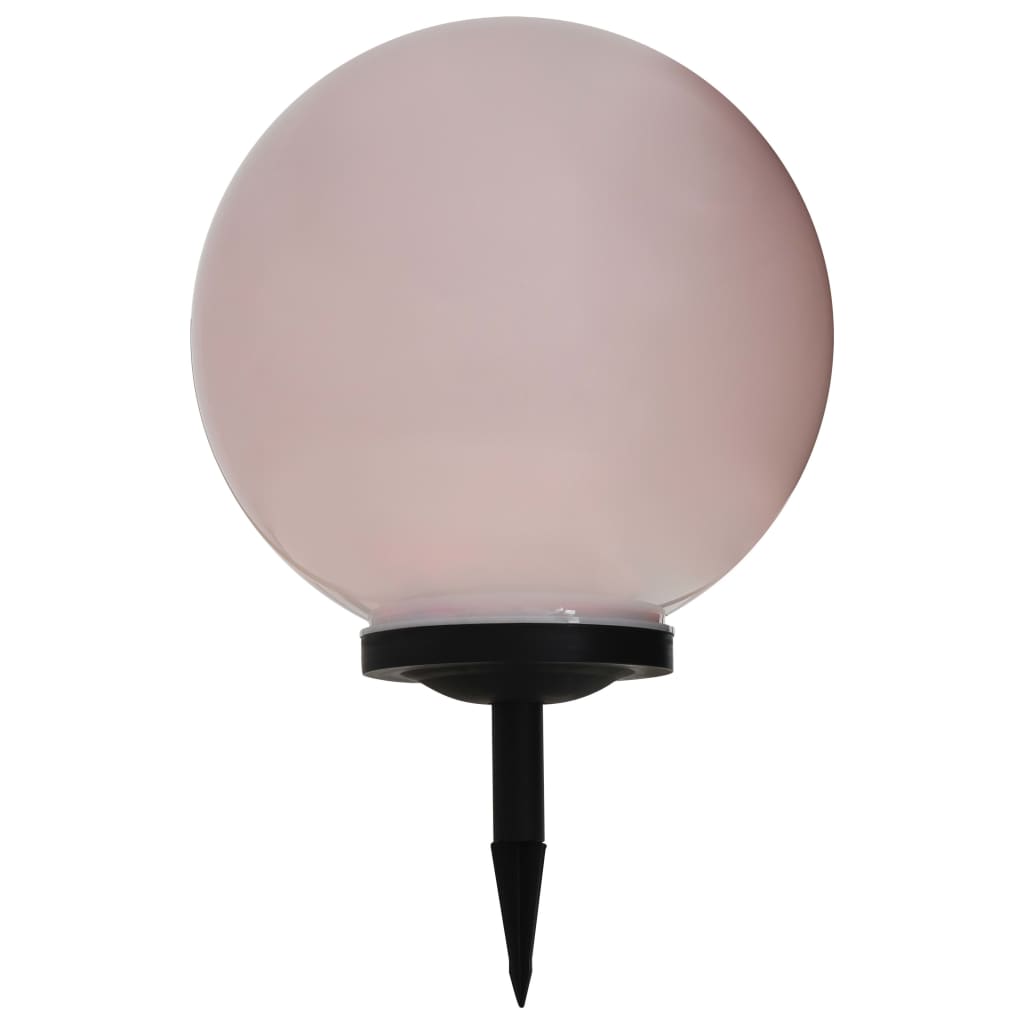 Lampade Solari Da Esterno 2 Pz Led Sferiche 40 Cm Rgb