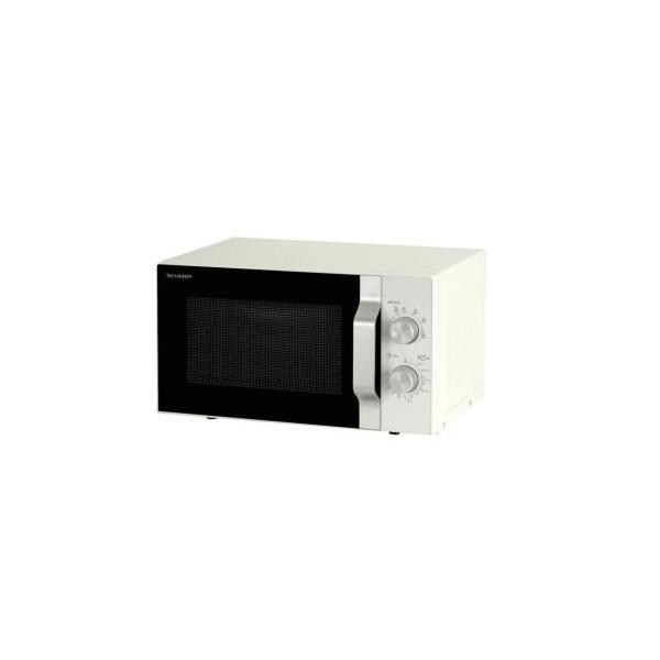 Sharp R204wa Forno A Microonde Argento, Bianco Solo Microonde Superficie Piana 20 L 800 W (sharp R204wa Mikrob?lgeovn S?lv, Hvid)