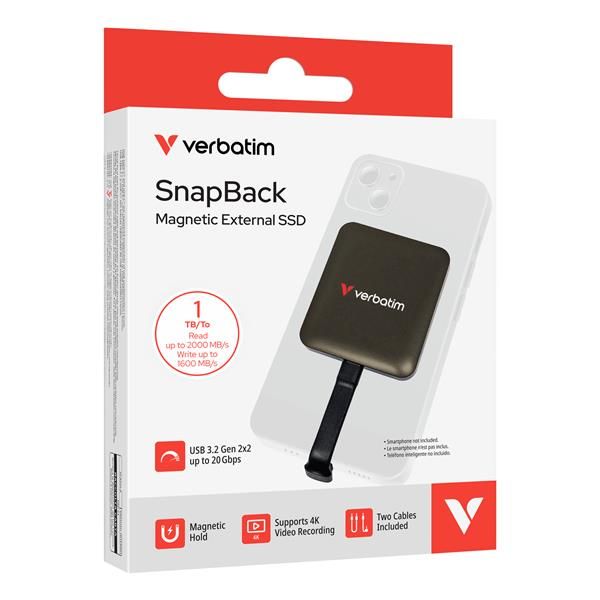 Verbatim Ssd Esterno Snapback 1tb Mocha Metallic UsB-C + Magsafe - Image 6
