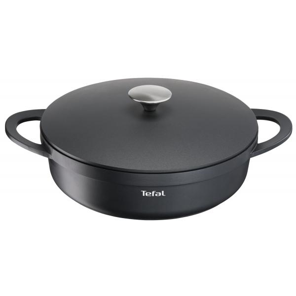 Tefal Trattoria E2187274 Rotondo Nero (tefal Trattoria Aluguss Servierpfanne)