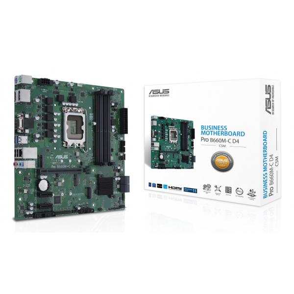 Asus Pro B660M-C D4-Csm Intel B660 Lga 1700 Micro Atx (asus Pro B660M-C Csm D4 [1700] [d])