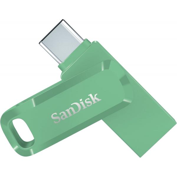 Sandisk Ultra Dual Drive Go Usb 128gb Unità Flash Usb Usb TypE-A / Usb TypE-C 3.2 Gen 1 (3.1 Gen 1) Verde