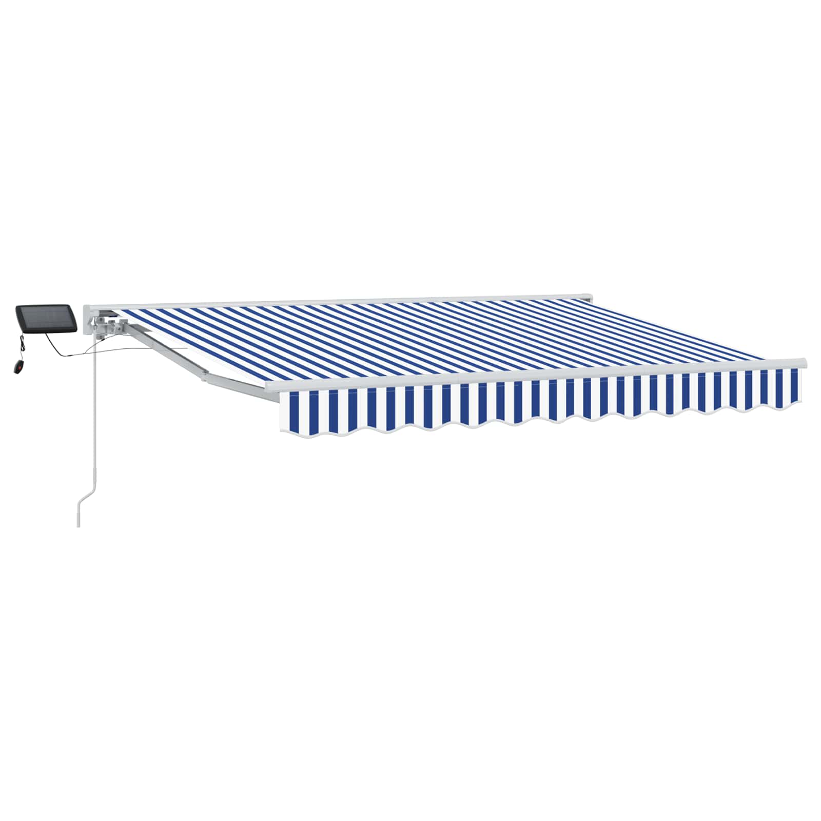 Cornice Per Tenda Manuale Con Led Blu E Bianco 2,5 X 2 M