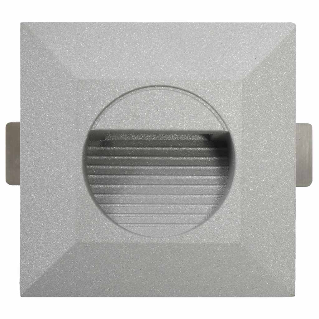Lampade Da Parete Da Esterno A Led 6 Pz 2 W Argento Quadrate - Image 4