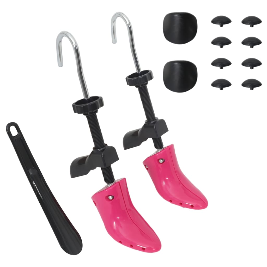 Allargascarpe Con Calzascarpe Rosa Eu 34-40 In Plastica
