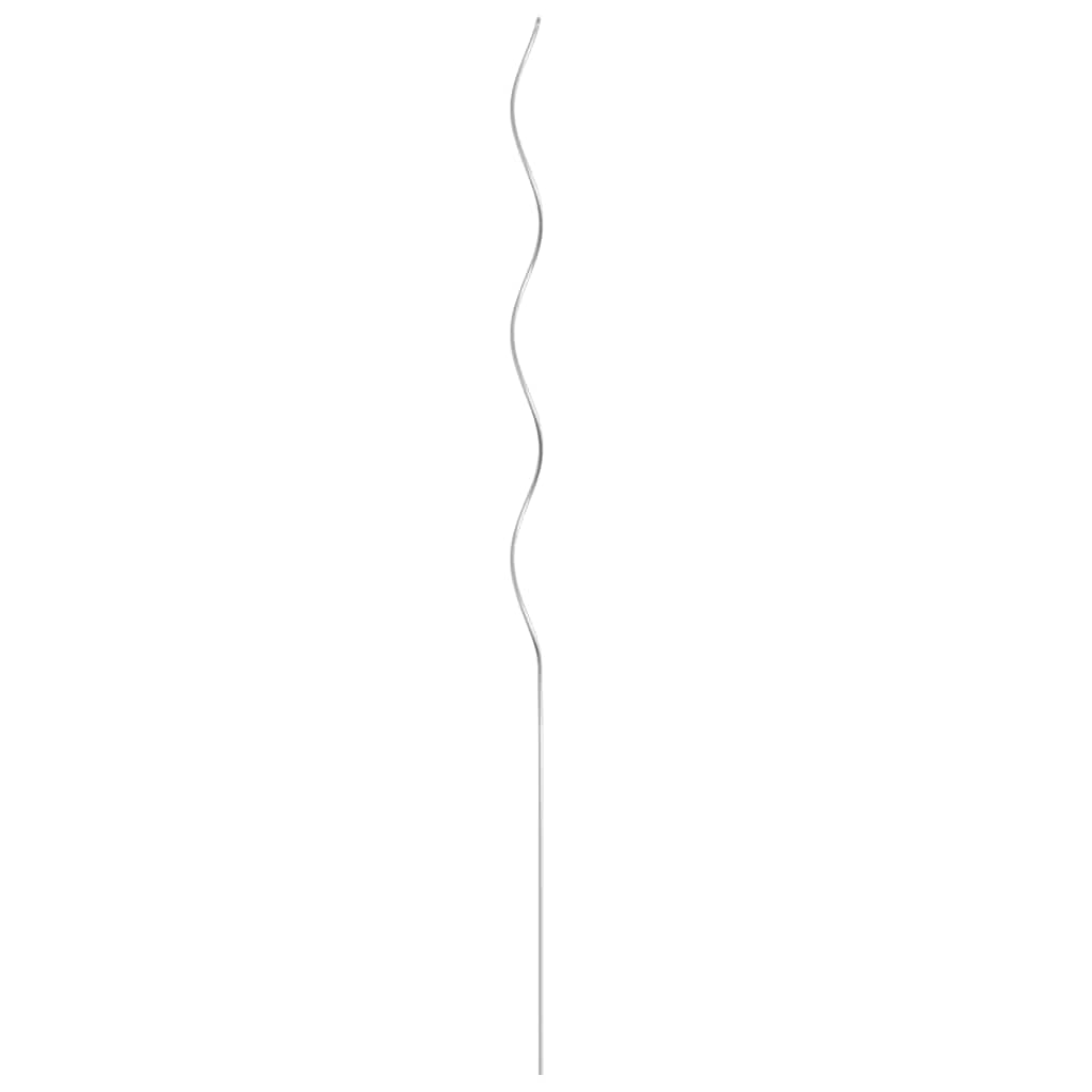 5 Pz Supporti A Spirale Per Piante 110 Cm In Acciaio Zincato