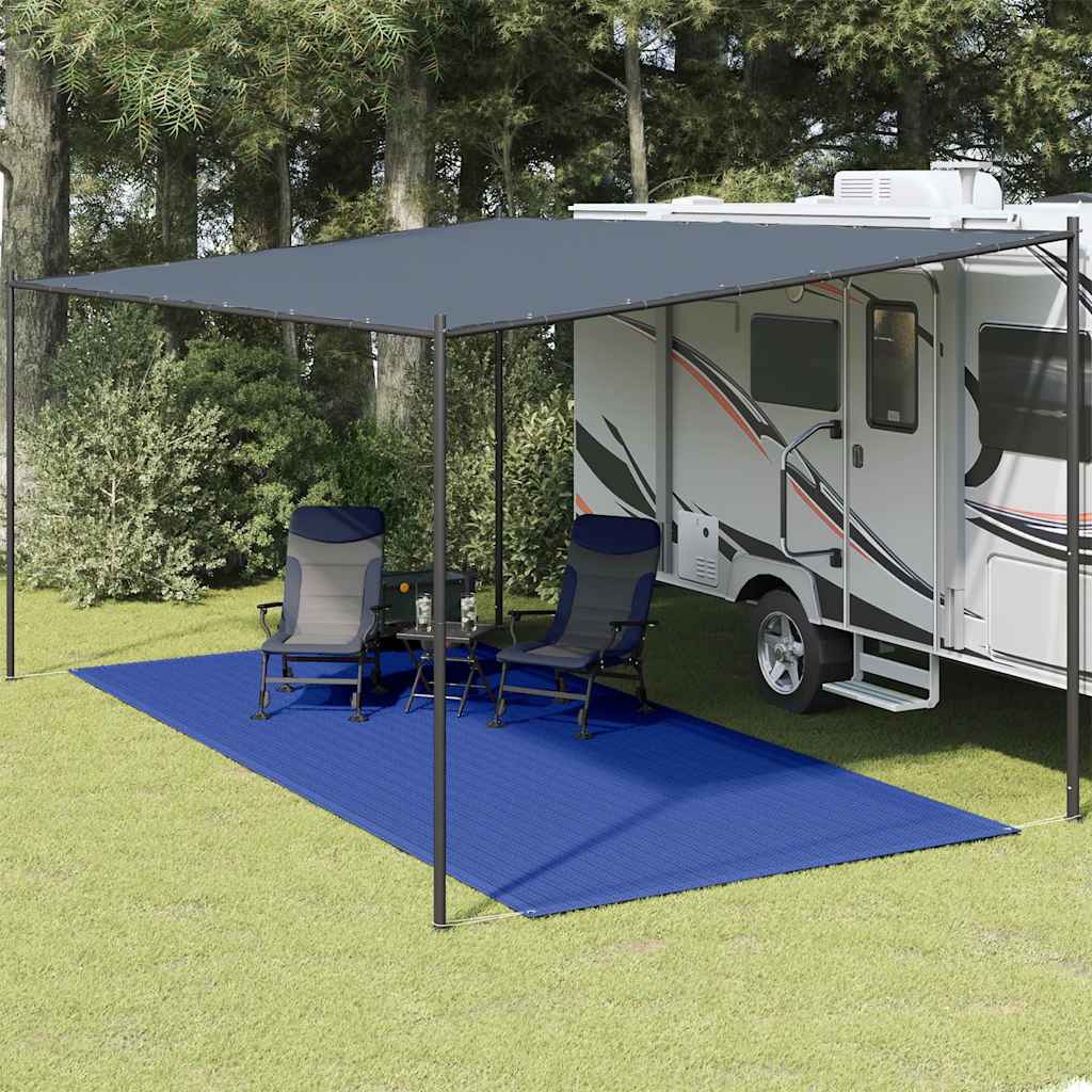 Tappeto Da Tenda 250x500 Cm Blu