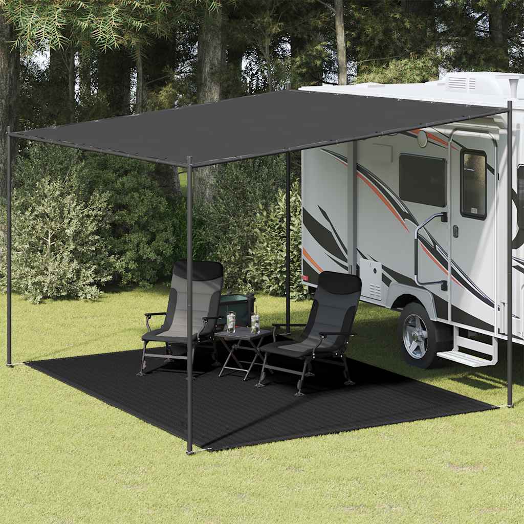 Tappeto Da Tenda 300x400 Cm Nero