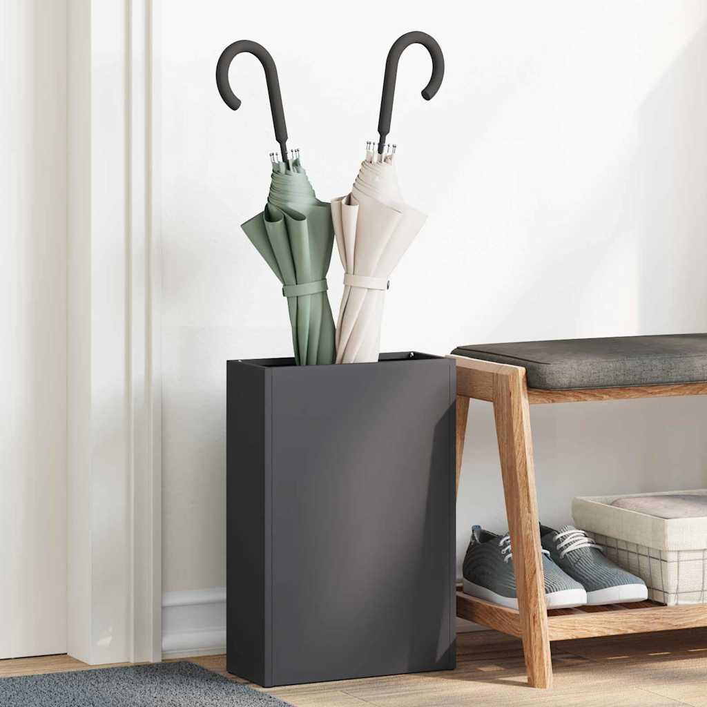 Supporto Per Ombrellone Nero 28 X 12 X 41 Cm Acciaio