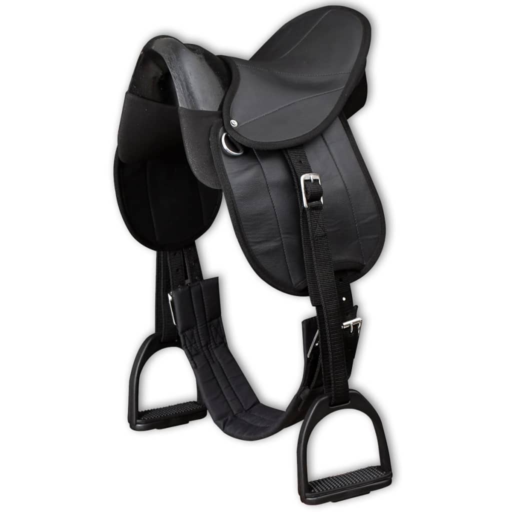 Set Sella Pony 25,4 Cm 10" Nero