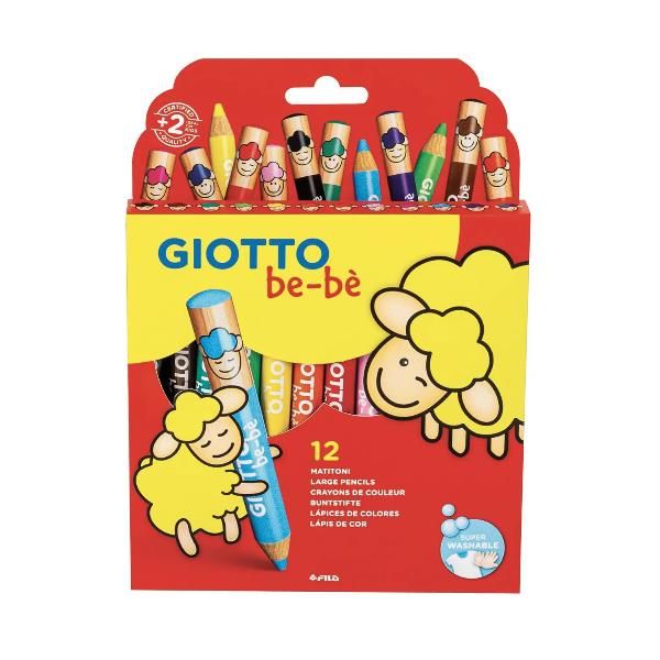 CF12 PASTELLONI LEGNO GIOTTO BEBE