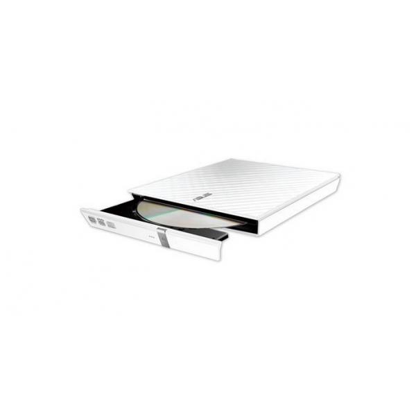 ASUS SDRW-08D2S-U Lite lettore di disco ottico DVD±R/RW Bianco (ASUS SDRW-08D2S-U LITE - Disk drive - DVD?RW [?R DL] / DVD-RAM - 8x/8x/5x - USB 2.0 - external - white)