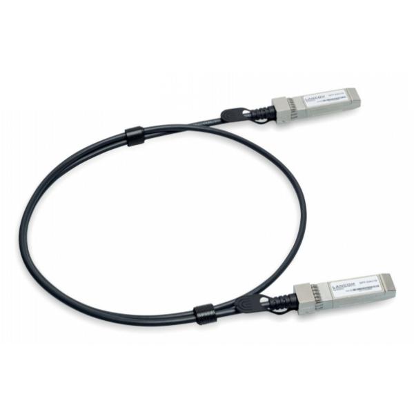 LANCOM SFP-DAC10-1m cavo InfiniBand e in fibra ottica Nero, Acciaio (SFP-DAC10-1m - Warranty: 24M)