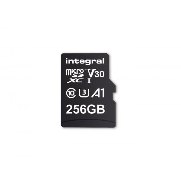 Integral INMSDX256G-100V30 memoria flash 256 GB MicroSD UHS-I (256GB MICRO SD CARD SDXC UHS-1 U3 CL10 V30 A1 UP TO R-100 MBS INTEGRAL)