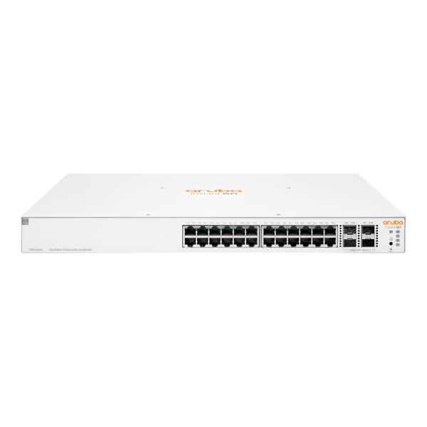HPE Aruba Networking Aruba Instant On 1930 24G Class4 PoE 4SFP/SFP+ 370W Gestito L2+ Gigabit Ethernet [10/100/1000] Supporto Power over Ethernet [PoE] 1U Bianco (Aruba Instant On 1930 24G Class4 PoE