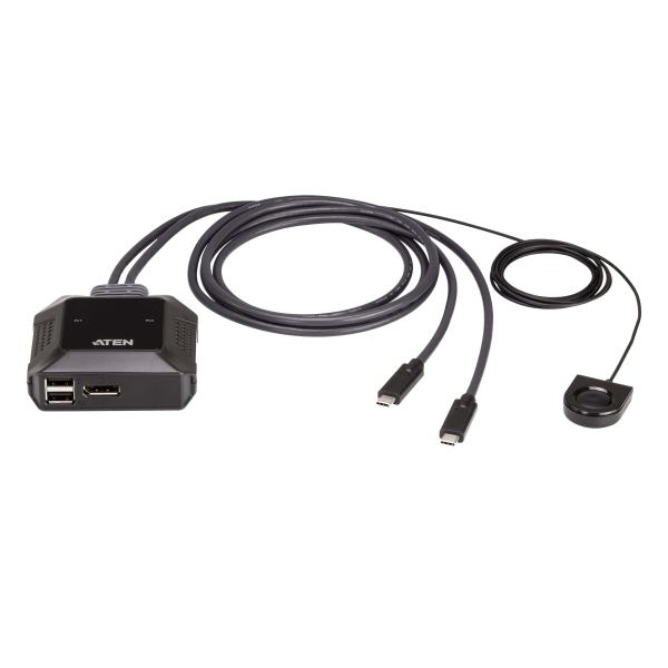 ATEN US3312 switch per keyboard-video-mouse [kvm] Nero (ATEN US3312)