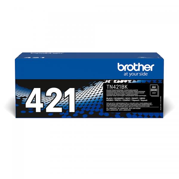 Brother TN-421BK cartuccia toner 1 pz Originale Nero (Toner, Black Pages 3.000 - Warranty: 12M)