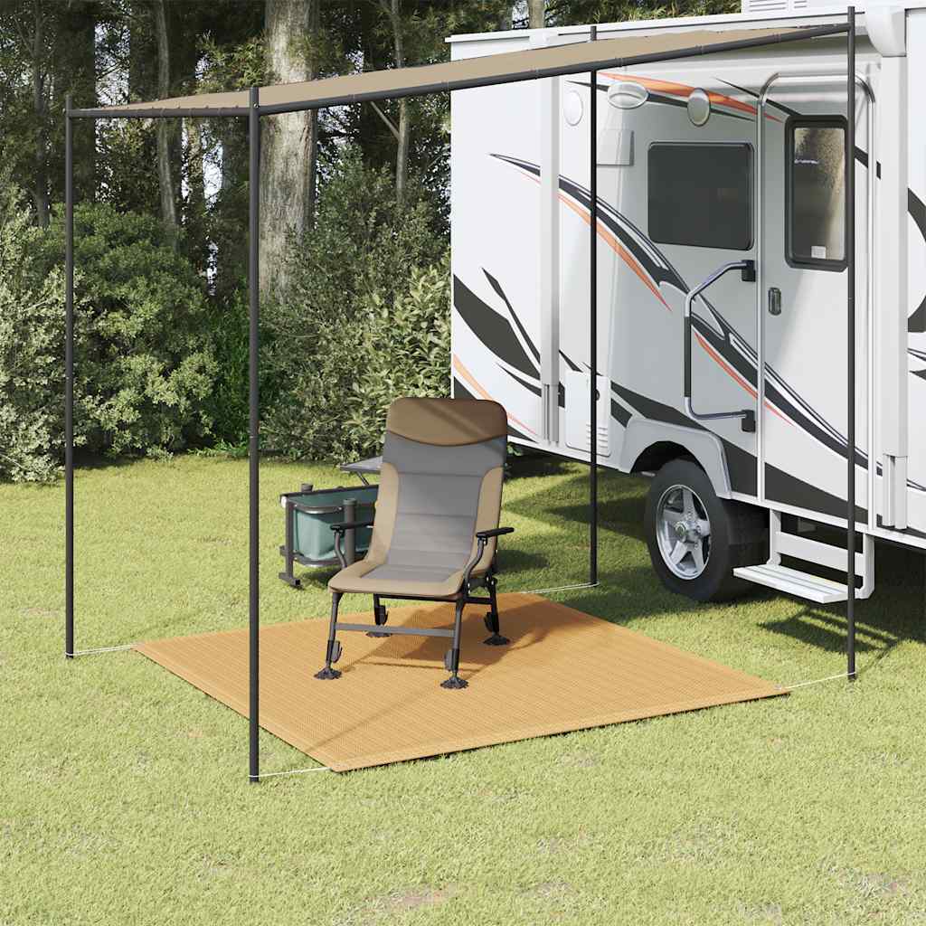 Tappeto Da Tenda Sabbia 250x250 Cm Hdpe