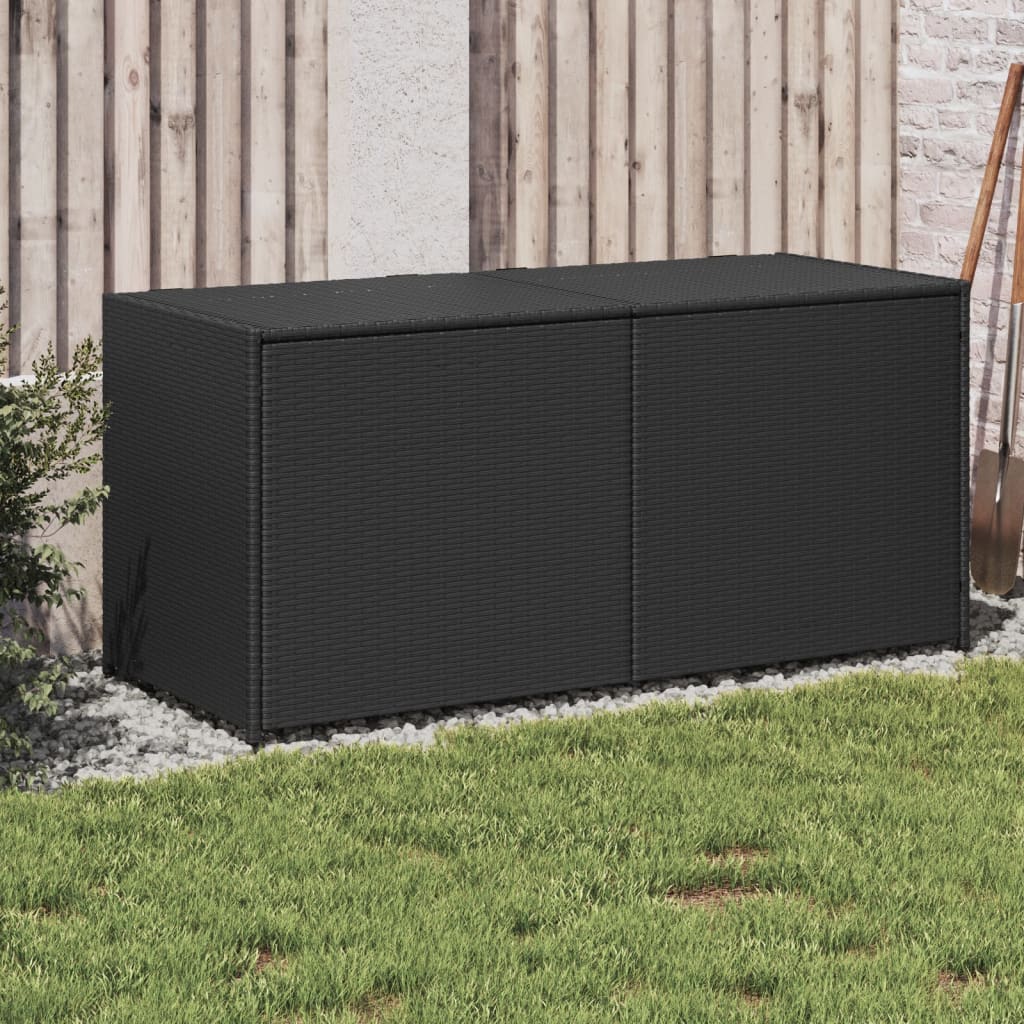 Contenitore Da Giardino Nero 283l In Polyrattan