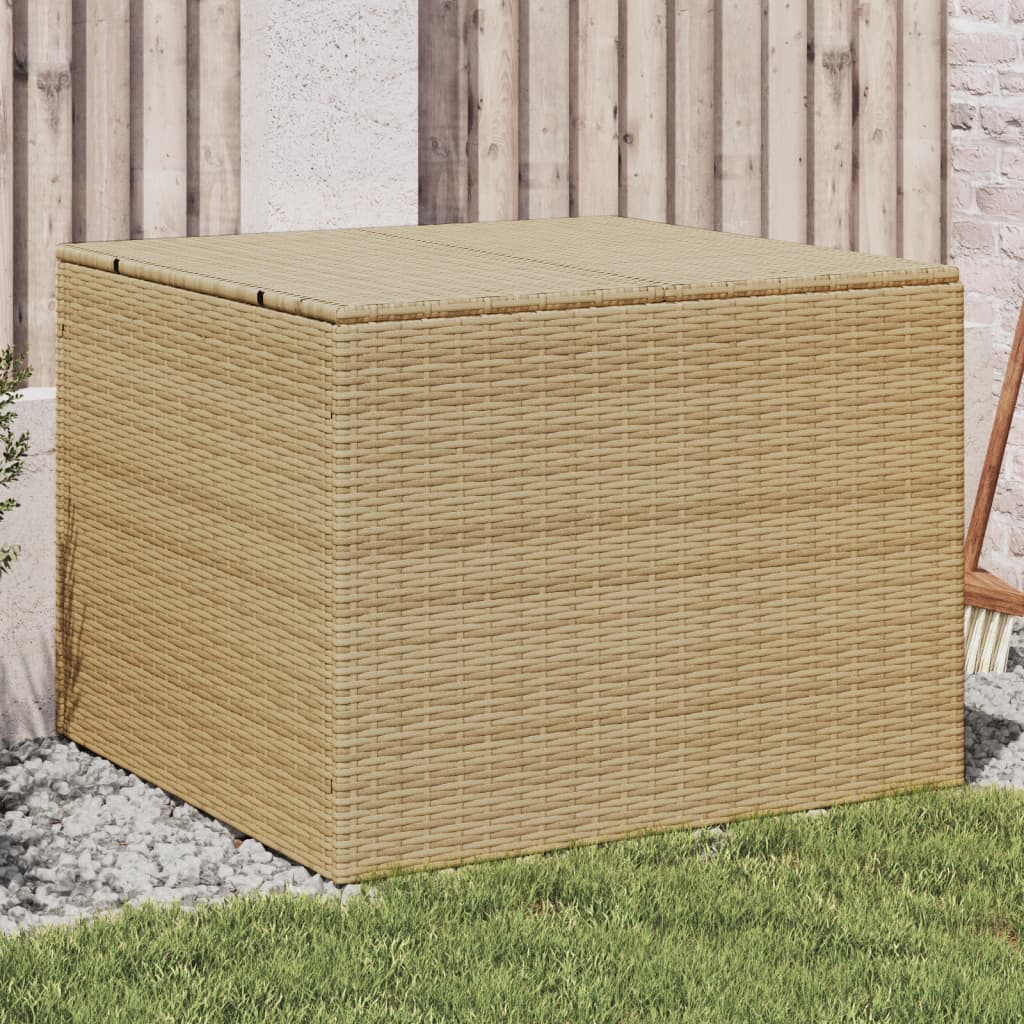 Contenitore Da Giardino Beige Misto 291l In Polyrattan