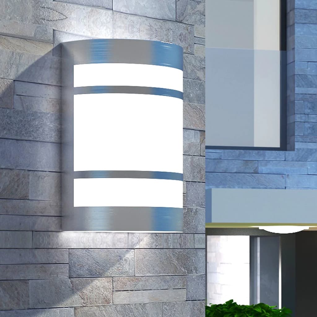 Luce Da Parete Per Esterno In Acciaio Inox