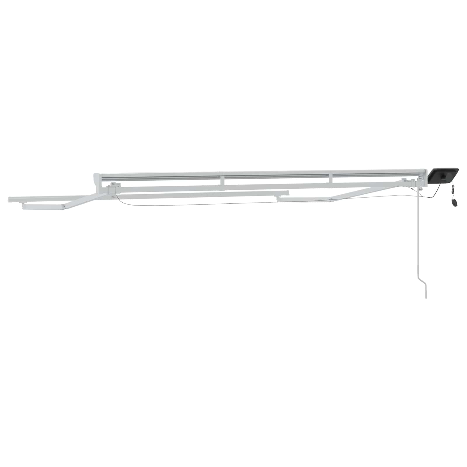 Cornice Per Tenda Manuale Con Led Bianco 3 X 2,5 M Alluminio - Image 5