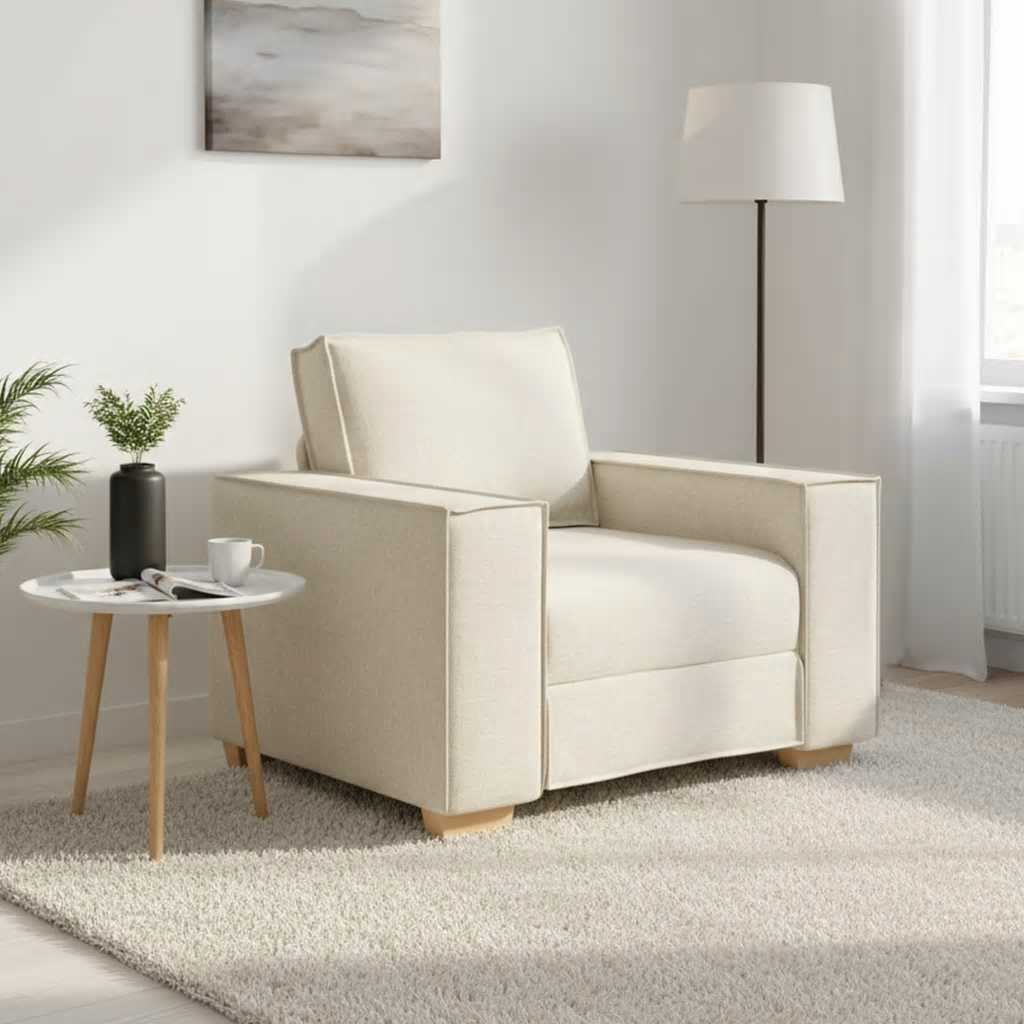 Poltrona In Lino 100x78x84 cm