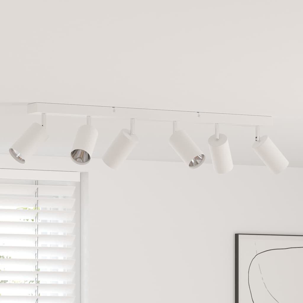 Faretto Da Soffitto Bianco 73 X 6 X 16 Cm Metallo