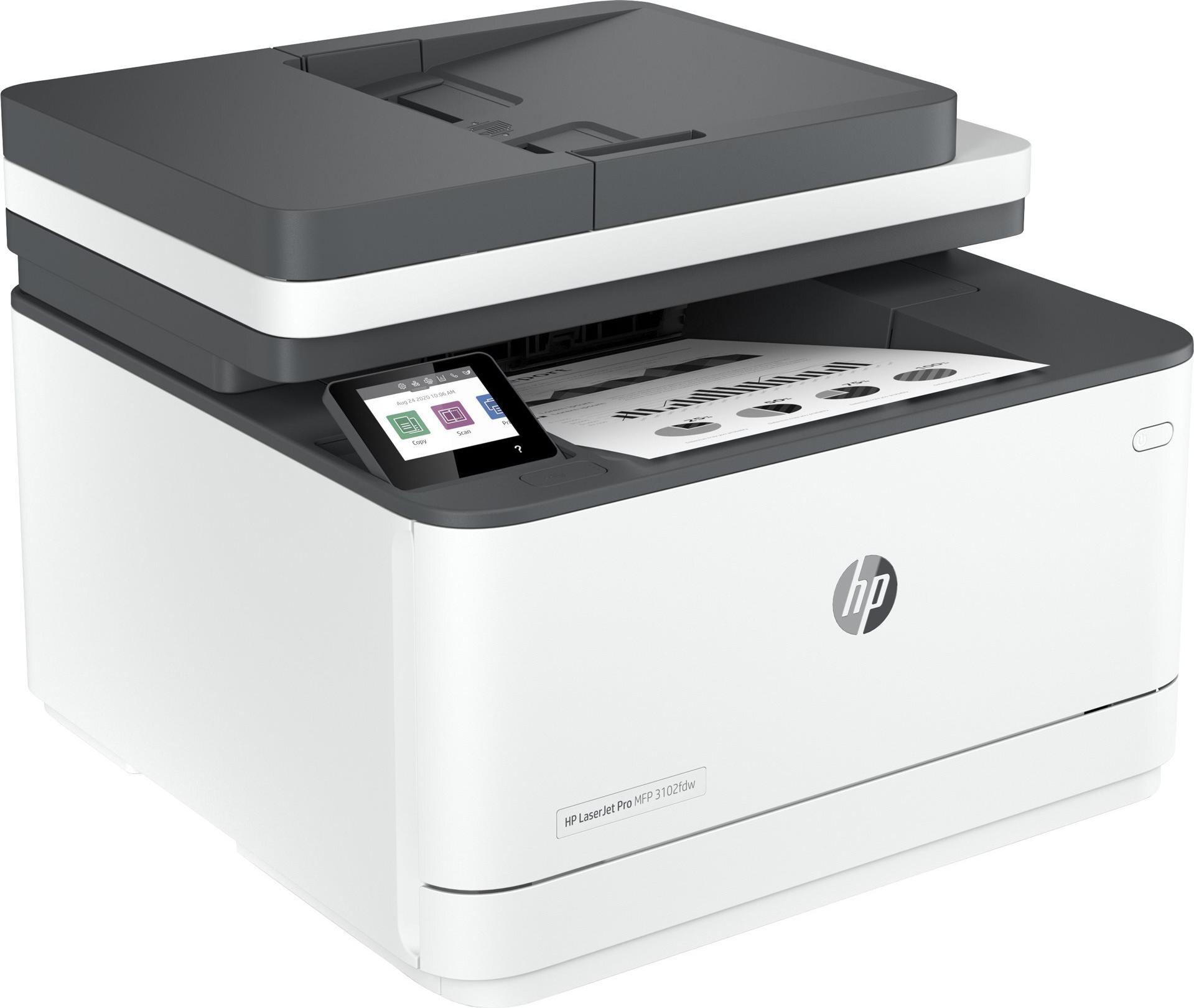 Hewlett Packard Enterprise Laserjet Pro Mfp 3102fdw Printer For Small Medium Business, Print, Copy, Scan, Fax, Wireless Print From (3g630f)