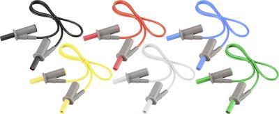Voltcraft MsB-501 MessleitungS-Set [lamellenstecker 4 Mm - Lamellenstecker 4 Mm] 0.50 M (msB-501-05)